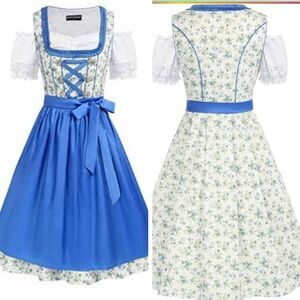 Scarlet Darkness Women's 3 Piece German Dirndl Dress Costumes small